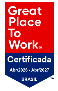 Selo GPTW Certificada, válido de abril de 2026 a abril de 2027