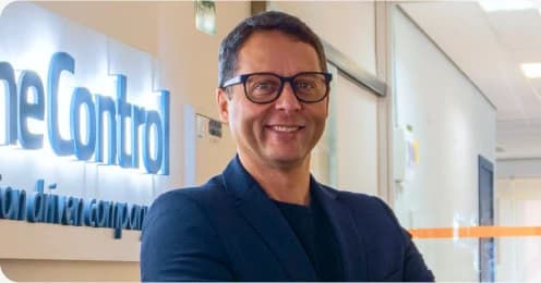 Alan Constâncio, Head Comercial, na recepção da Prime Control