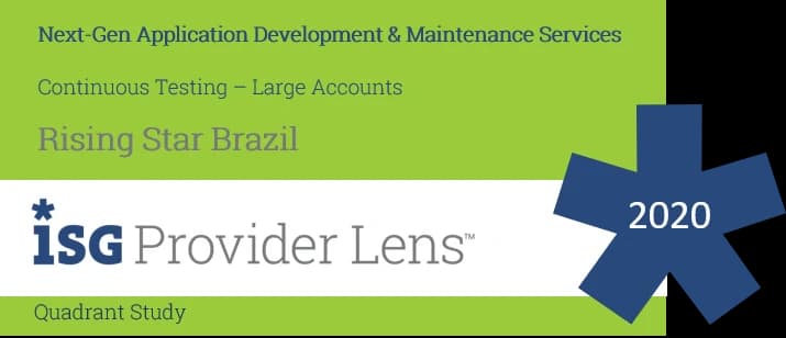 ISG Provider Lens 2020: Continuous Testing, Large Accounts, Rising Star Brazil
