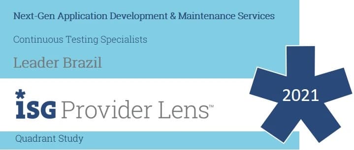 ISG Provider Lens 2021: Next-Gen Application Development & Maintenance Services, Continuous Testing Specialists, Leader Brazil