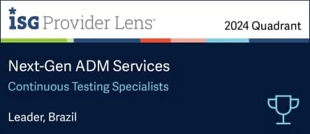 ISG Provider Lens 2024 Quadrant: Next-Gen ADM Services, Continuous Testing Specialists, Leader Brazil
